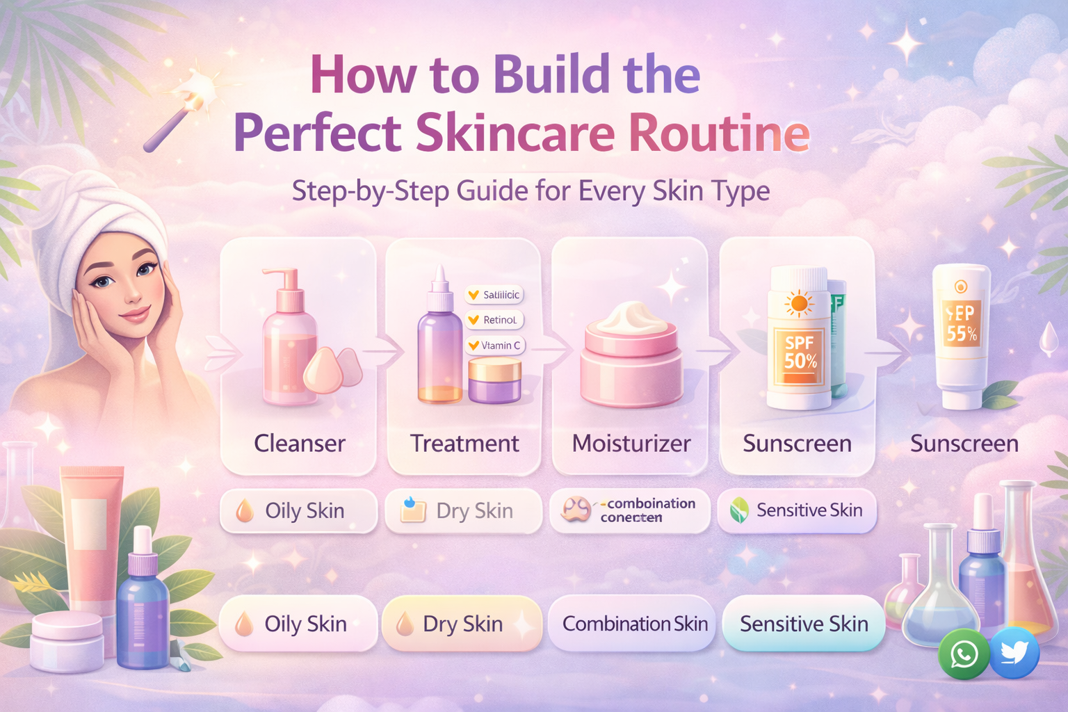 The Ultimate Skincare Routine Guide: Build the Perfect Routine for Your Skin Type