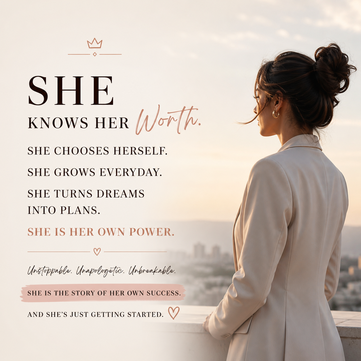 She Knows Her Worth – The Power of Women Self Confidence